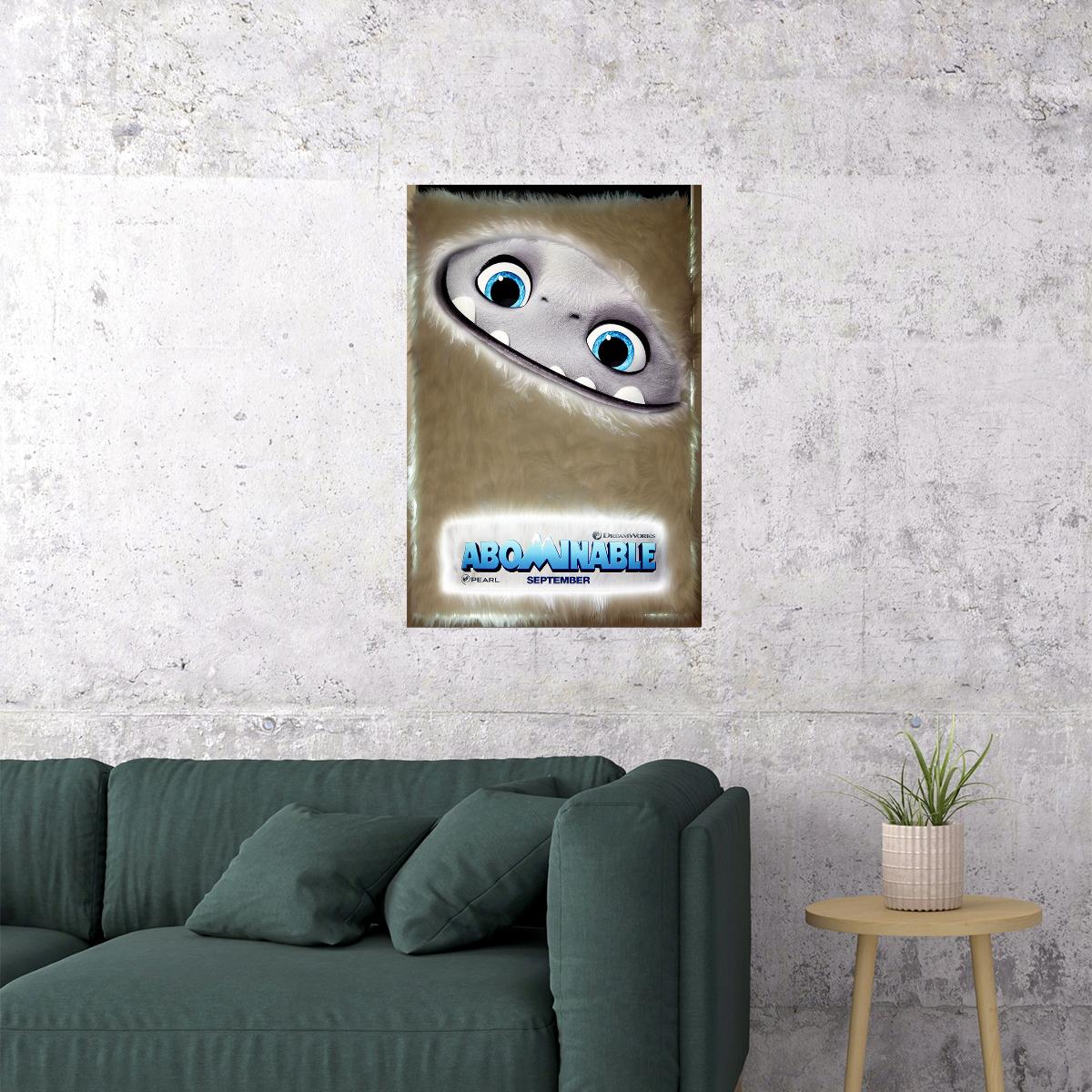 Abominable Everest Yeti Yi Movie Poster Wall Art Print Home Wall Decor