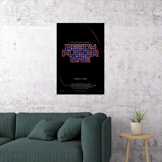 Ready Player One Spielberg Fantasy Movie Poster Wall Art Print Home Wall Decor