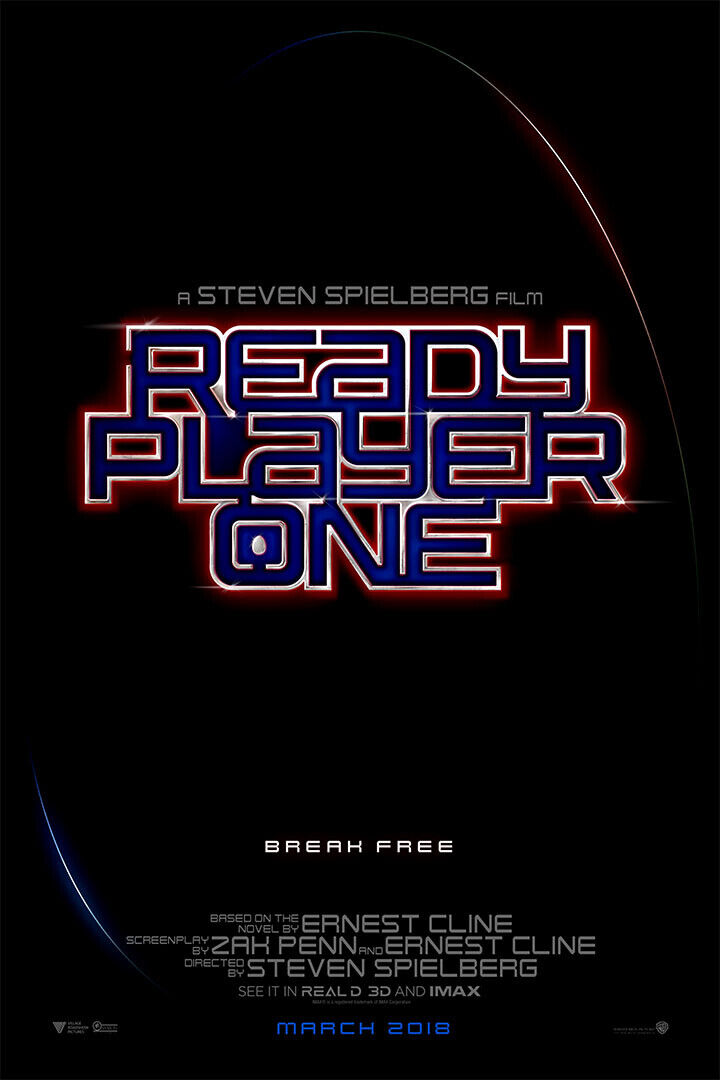 Ready Player One Spielberg Fantasy Movie Poster Wall Art Print Home Wall Decor