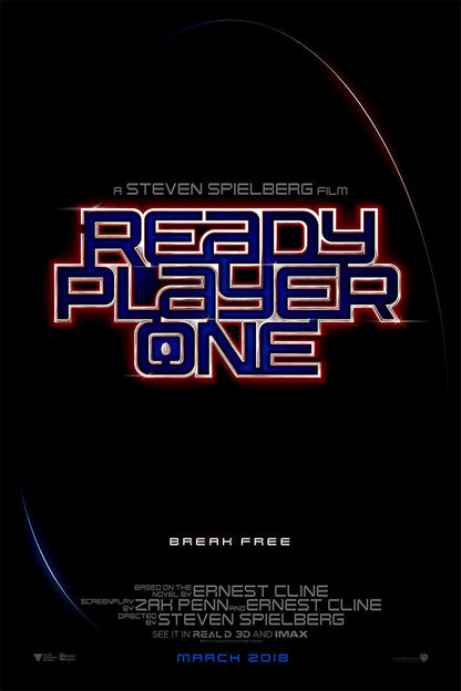 Ready Player One Spielberg Fantasy Movie Poster Wall Art Print Home Wall Decor