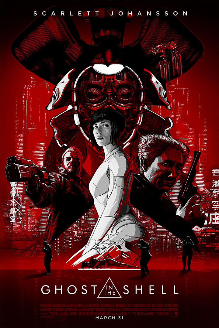 Ghost In The Shell Cyborg Anime Movie Poster Wall Art Print Home Wall Decor