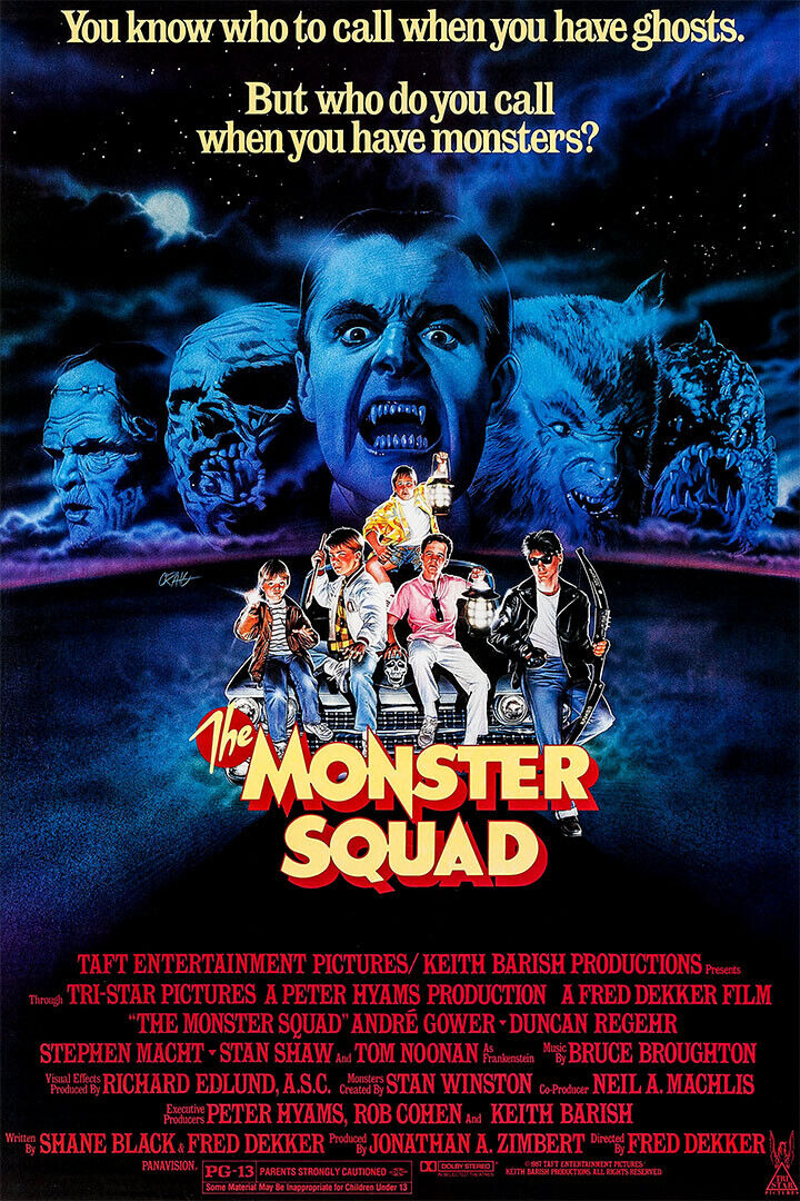 The Monster Squad Never Send Man To Do Kid's Job Movie Poster Wall Art Print Home Wall Decor