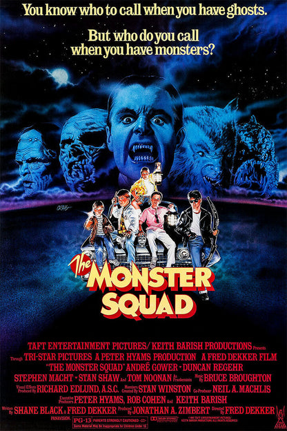 The Monster Squad Never Send Man To Do Kid's Job Movie Poster Wall Art Print Home Wall Decor