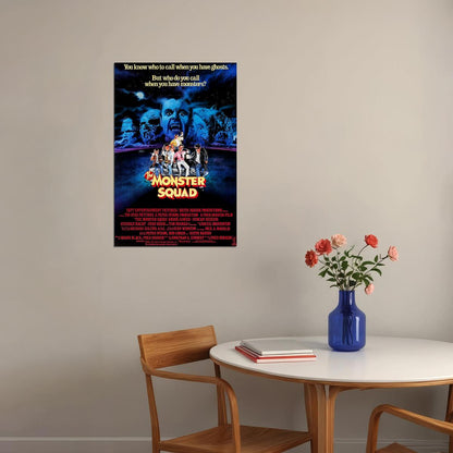 The Monster Squad Never Send Man To Do Kid's Job Movie Poster Wall Art Print Home Wall Decor