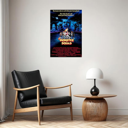 The Monster Squad Never Send Man To Do Kid's Job Movie Poster Wall Art Print Home Wall Decor