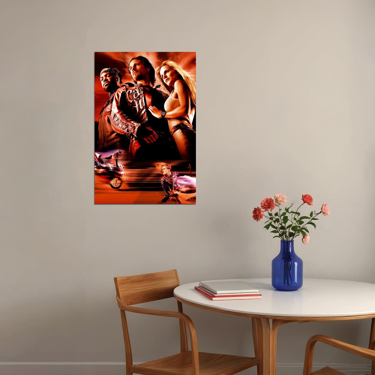 Torque Motorcycle 2004 Bikers Movie Poster Wall Art Print Home Wall Decor