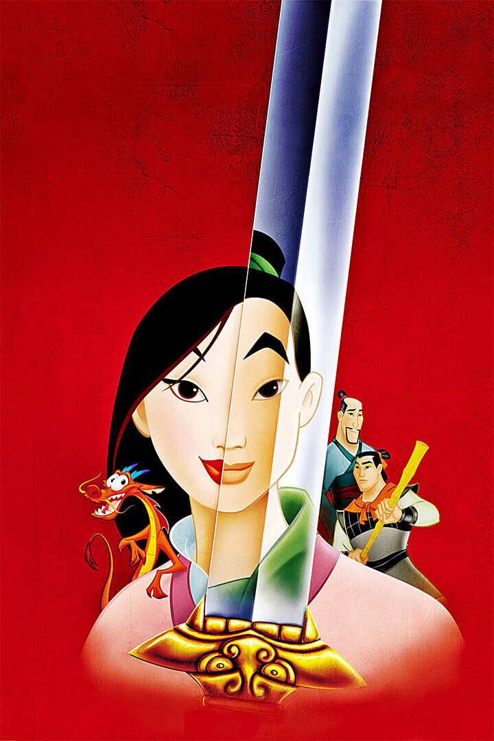 Mulan 1998 Mushu Cri-kee Animated Movie Poster Wall Art Print Home Wall Decor