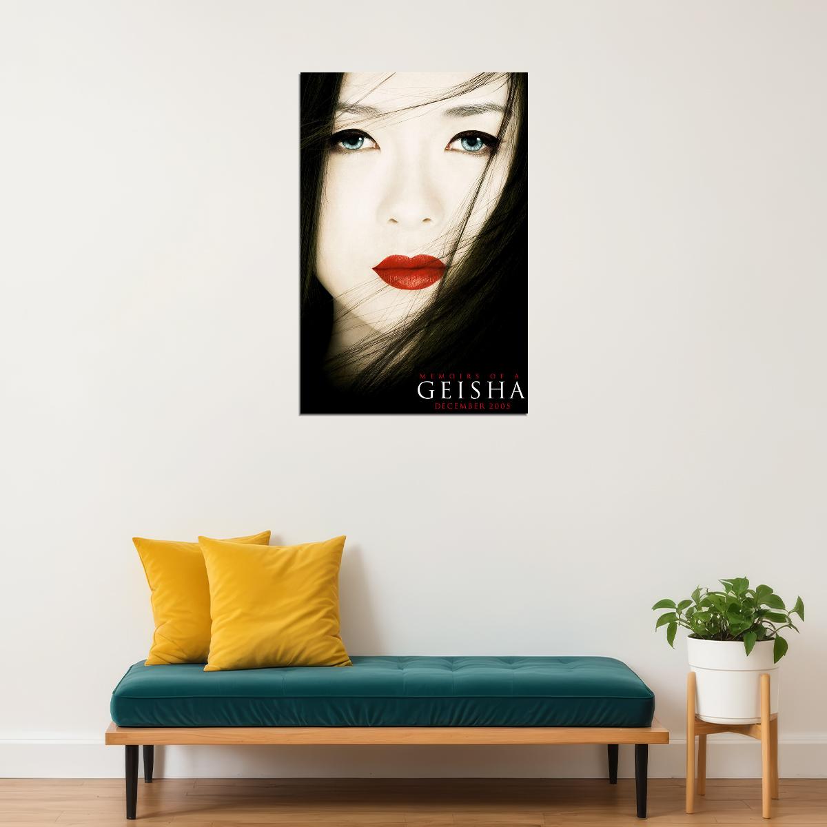 Memoirs Of A Geisha Ziyi Zhang Ken Watanabe Drama Movie Poster Wall Art Print Home Wall Decor