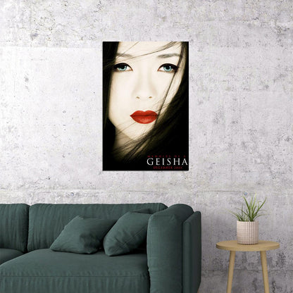 Memoirs Of A Geisha Ziyi Zhang Ken Watanabe Drama Movie Poster Wall Art Print Home Wall Decor