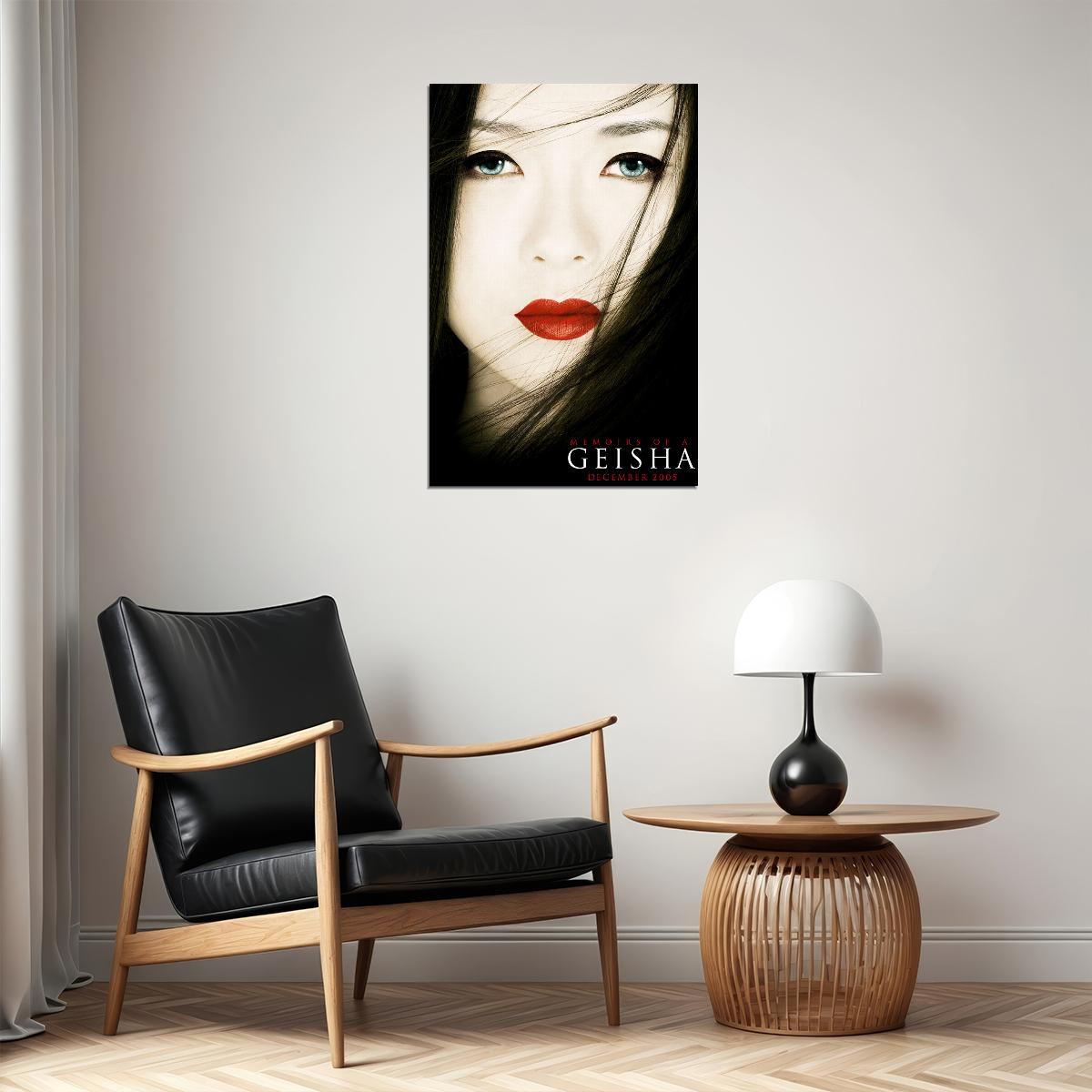 Memoirs Of A Geisha Ziyi Zhang Ken Watanabe Drama Movie Poster Wall Art Print Home Wall Decor