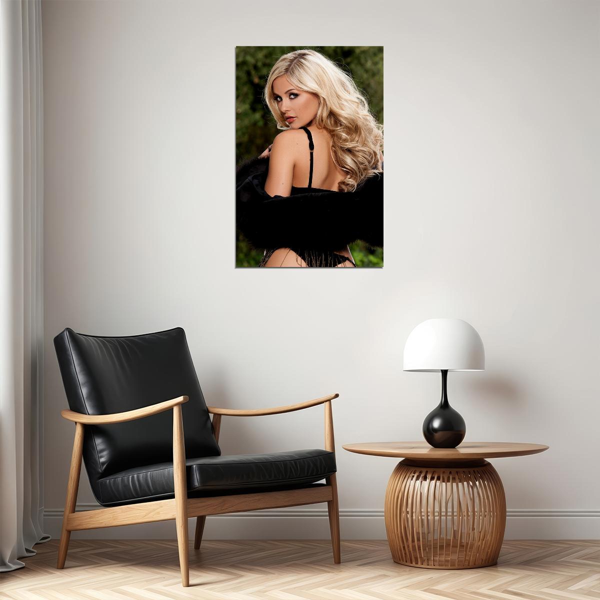 Audrey Aleen Allen Sexy Magazine Model Hot Bodysuit Poster Wall Art Print Home Wall Decor