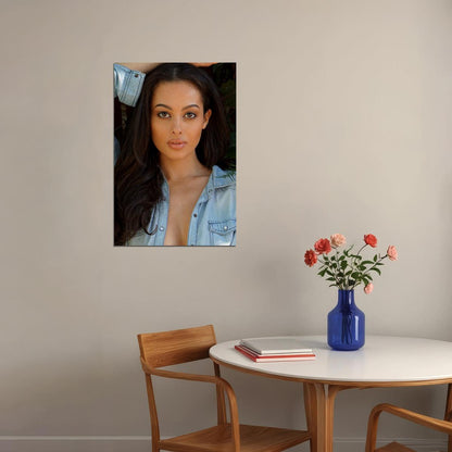 Ashley Doris Sexy Lingerie Model Magazine Playmate Poster Wall Art Print Home Wall Decor