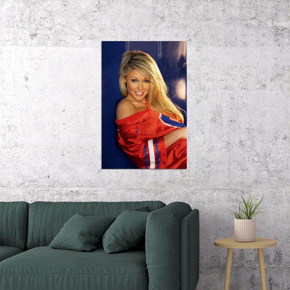 Kelly Carrington Sexy Fashion Model Playmate Poster Wall Art Print Home Wall Decor