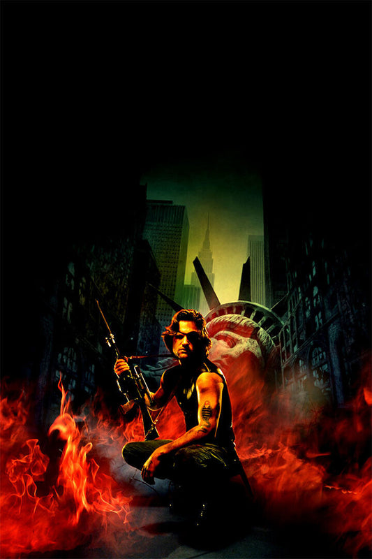 Escape From New York Snake Plissken Kurt Russell Movie Poster Wall Art Print Home Wall Decor