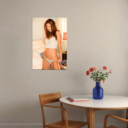 Magazine Centerfold Aj Alexander Sexy Lingerie Model Poster Wall Art Print Home Wall Decor