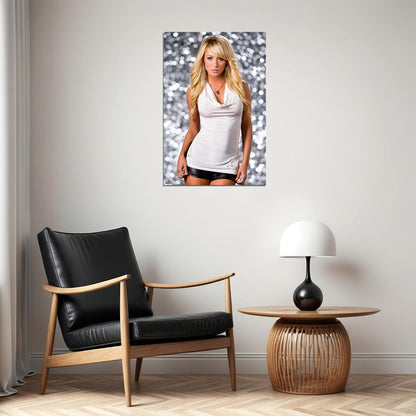 Magazine Playmate Sara Underwood Sexy Lingerie Model Poster Wall Art Print Home Wall Decor