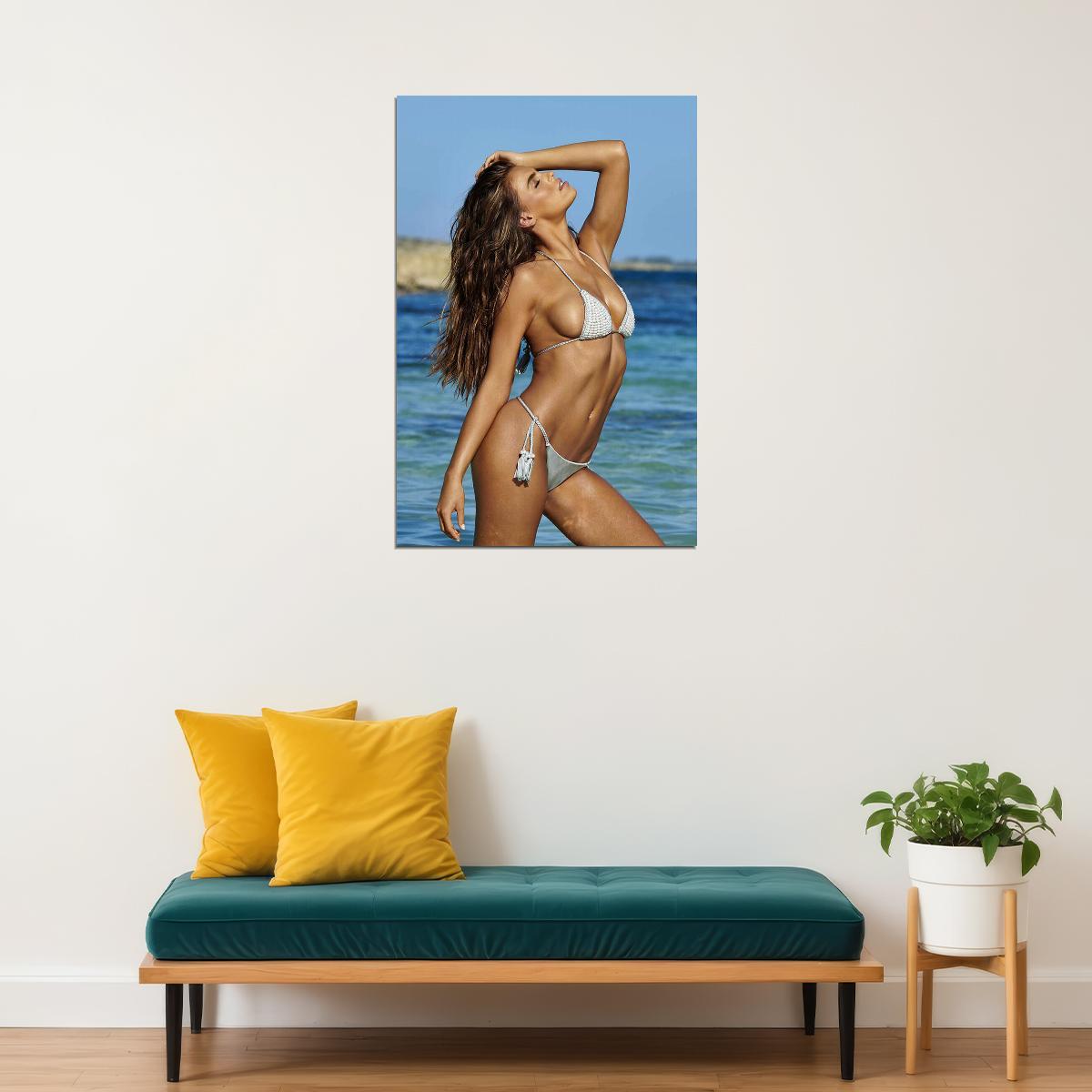 Sports Magazine Swimsuit Brooks Nader Sexy Beach Model Poster Wall Art Print Home Wall Decor
