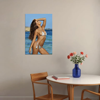 Sports Magazine Swimsuit Brooks Nader Sexy Beach Model Poster Wall Art Print Home Wall Decor