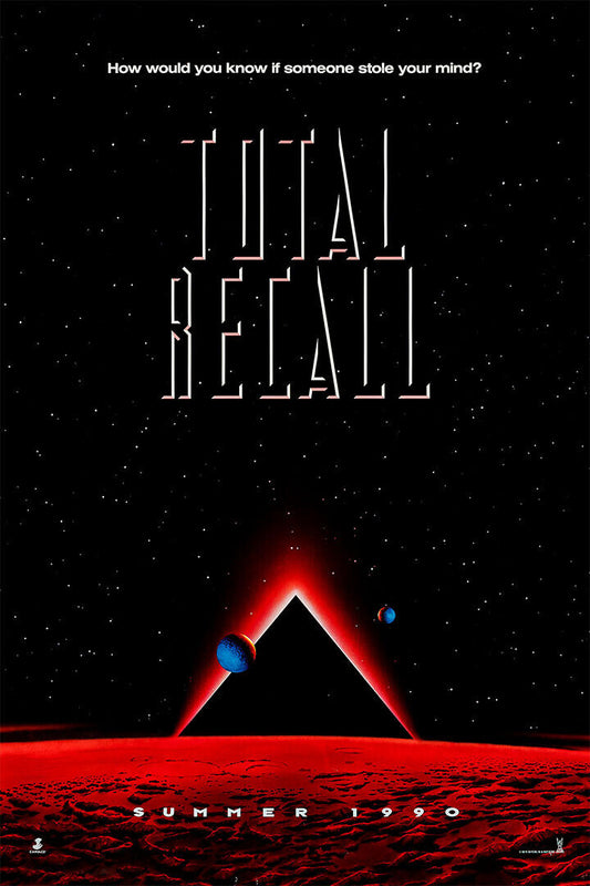 Schwarzenegger Total Recall Movie 1990 Poster Wall Art Print Home Wall Decor