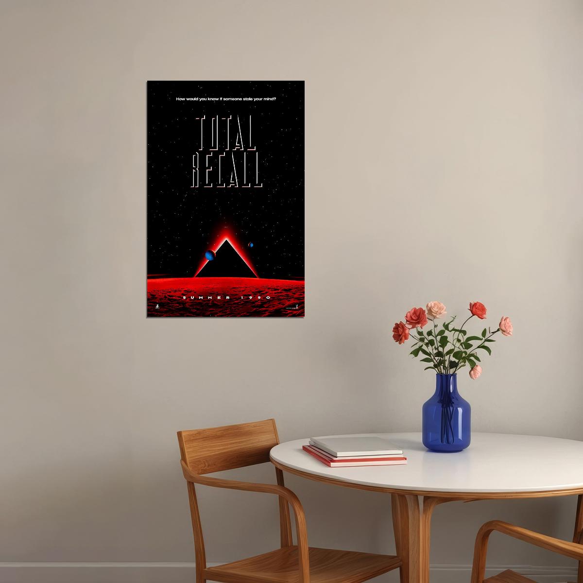 Schwarzenegger Total Recall Movie 1990 Poster Wall Art Print Home Wall Decor