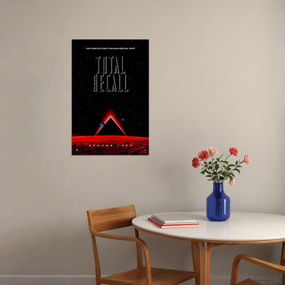 Schwarzenegger Total Recall Movie 1990 Poster Wall Art Print Home Wall Decor