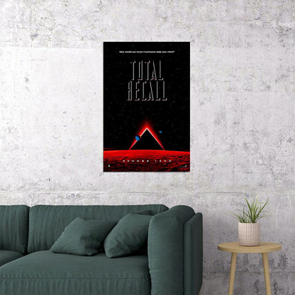 Schwarzenegger Total Recall Movie 1990 Poster Wall Art Print Home Wall Decor
