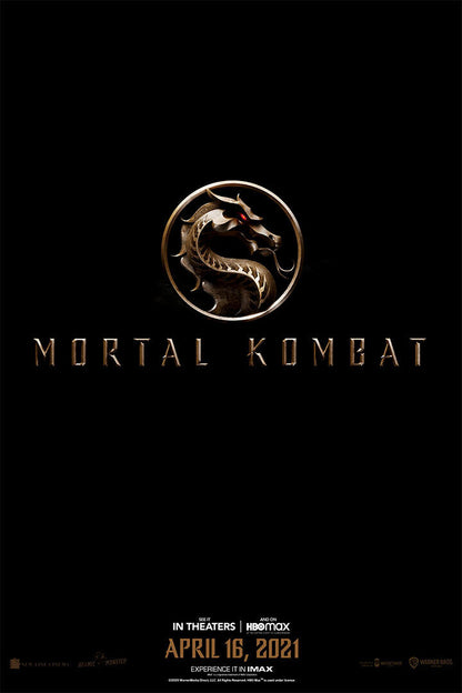 Mortal Kombat The Only Option Is To Win 2021 Battle Movie Poster Wall Art Print Home Wall Decor