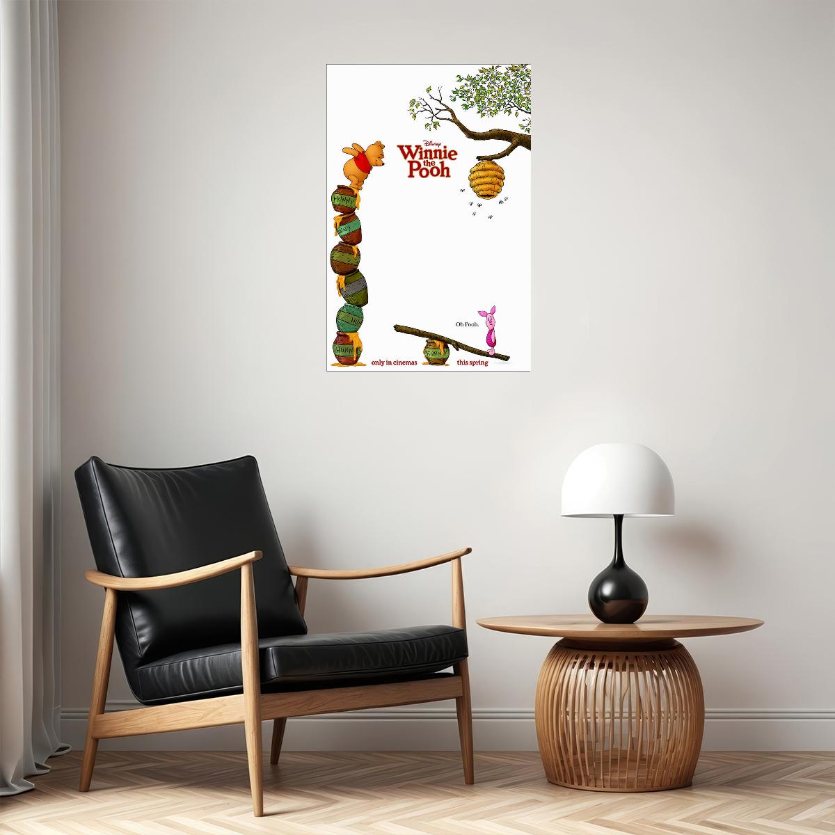 Winnie The Pooh A Very Merry Pooh Year Movie Poster Wall Art Print Home Wall Decor