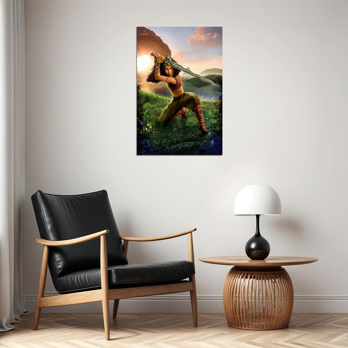 Raya And The Last Dragon Collectible Movie Sward Poster Wall Art Print Home Wall Decor