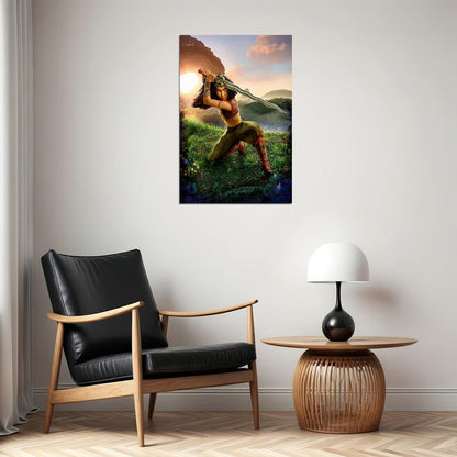 Raya And The Last Dragon Collectible Movie Sward Poster Wall Art Print Home Wall Decor