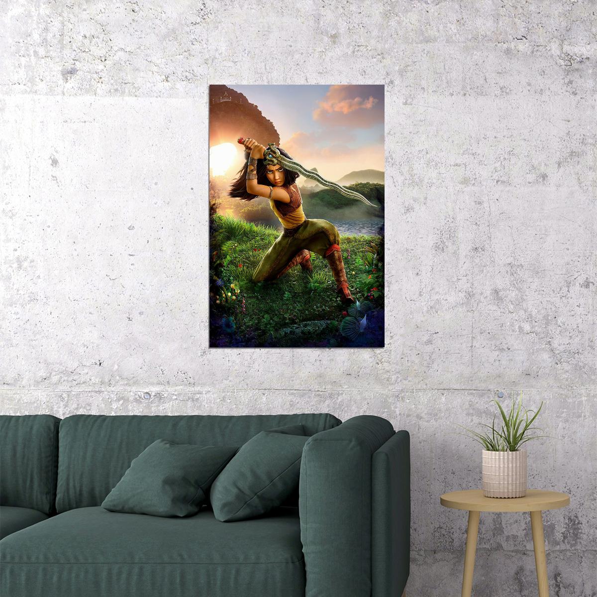 Raya And The Last Dragon Collectible Movie Sward Poster Wall Art Print Home Wall Decor