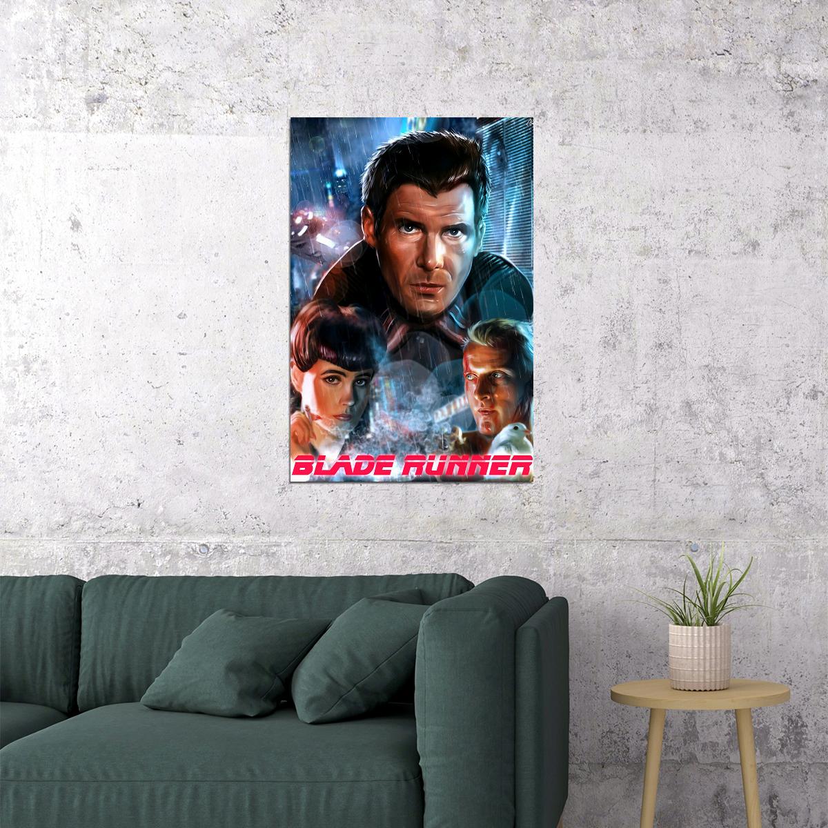 Blade Runner Science Fiction Movie 1982 Poster Wall Art Print Home Wall Decor