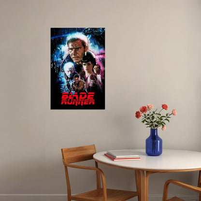 Blade Runner Ford Hauer Young Hannah Olmos Movie Poster Wall Art Print Home Wall Decor