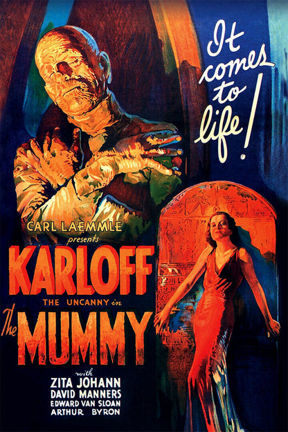 The Mummy 1932 Karloff 1932 Horror Movie Poster Wall Art Print Home Wall Decor