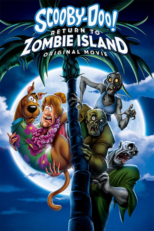 Scooby Doo Cartoon On Zombie Island Mystery Poster Wall Art Print Home Wall Decor