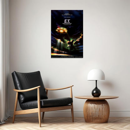 E.t. The Extra-terrestrial Alien Family Movie Poster Wall Art Print Home Wall Decor