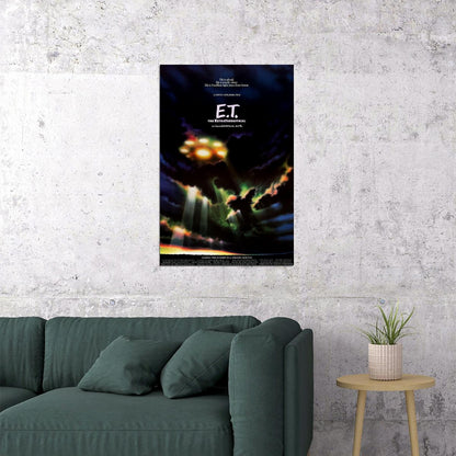 E.t. The Extra-terrestrial Alien Family Movie Poster Wall Art Print Home Wall Decor