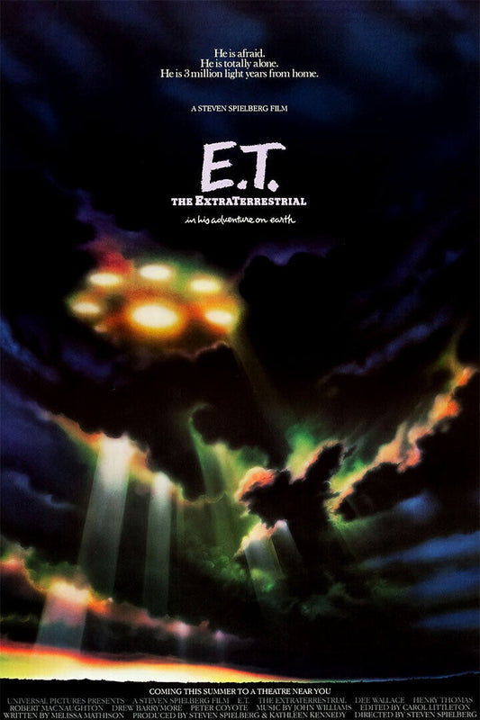 E.t. The Extra-terrestrial Alien Family Movie Poster Wall Art Print Home Wall Decor