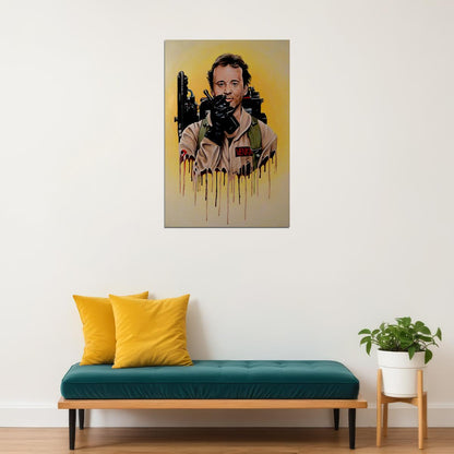 Ghostbusters Venkman Bill Murry Movie Poster Wall Art Print Home Wall Decor