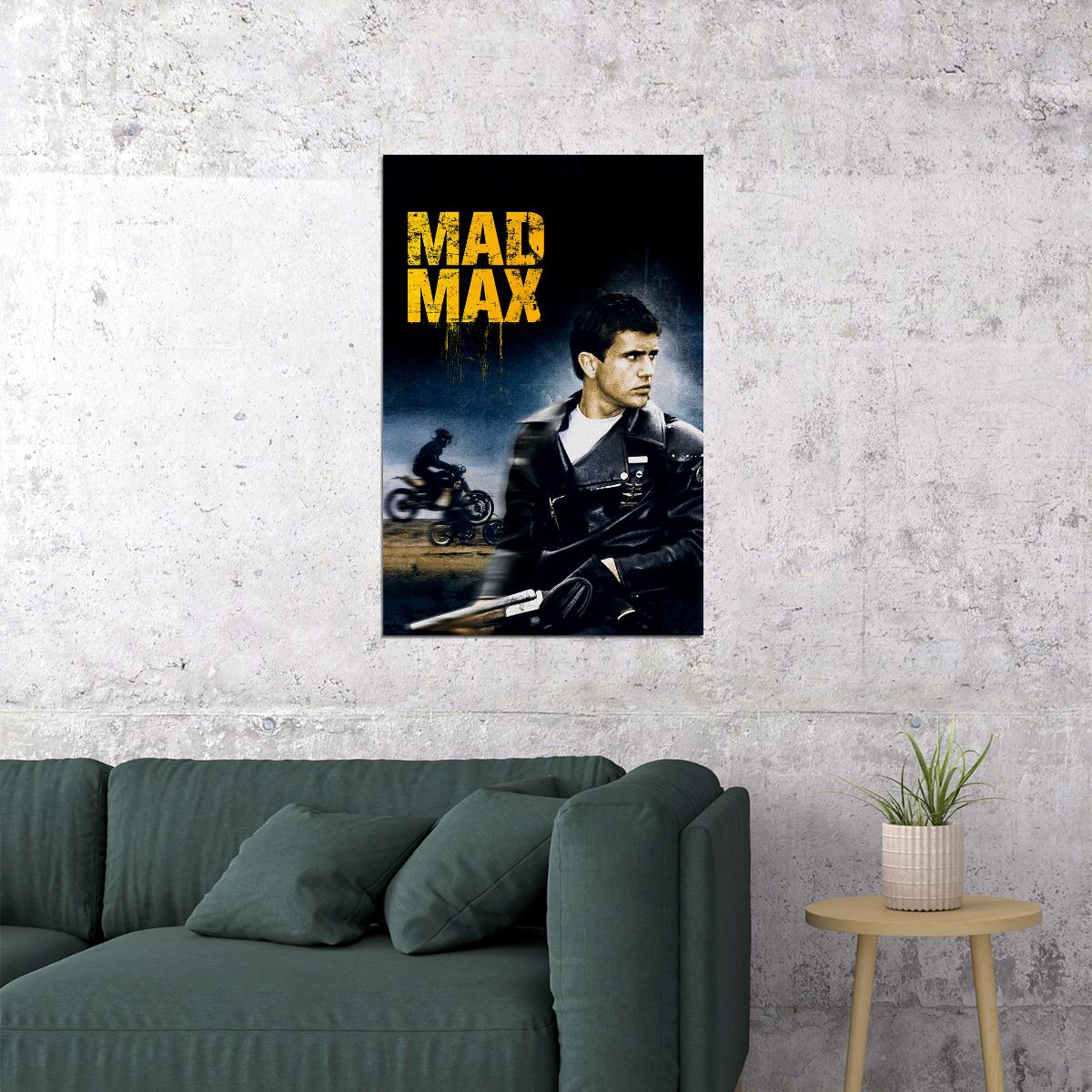 Mad Max Action Movie Cover Poster Wall Art Print Home Wall Decor
