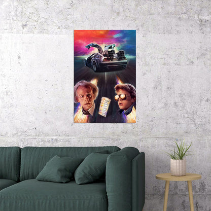 Zemeckis Movie Back To The Future Come Poster Wall Art Print Home Wall Decor