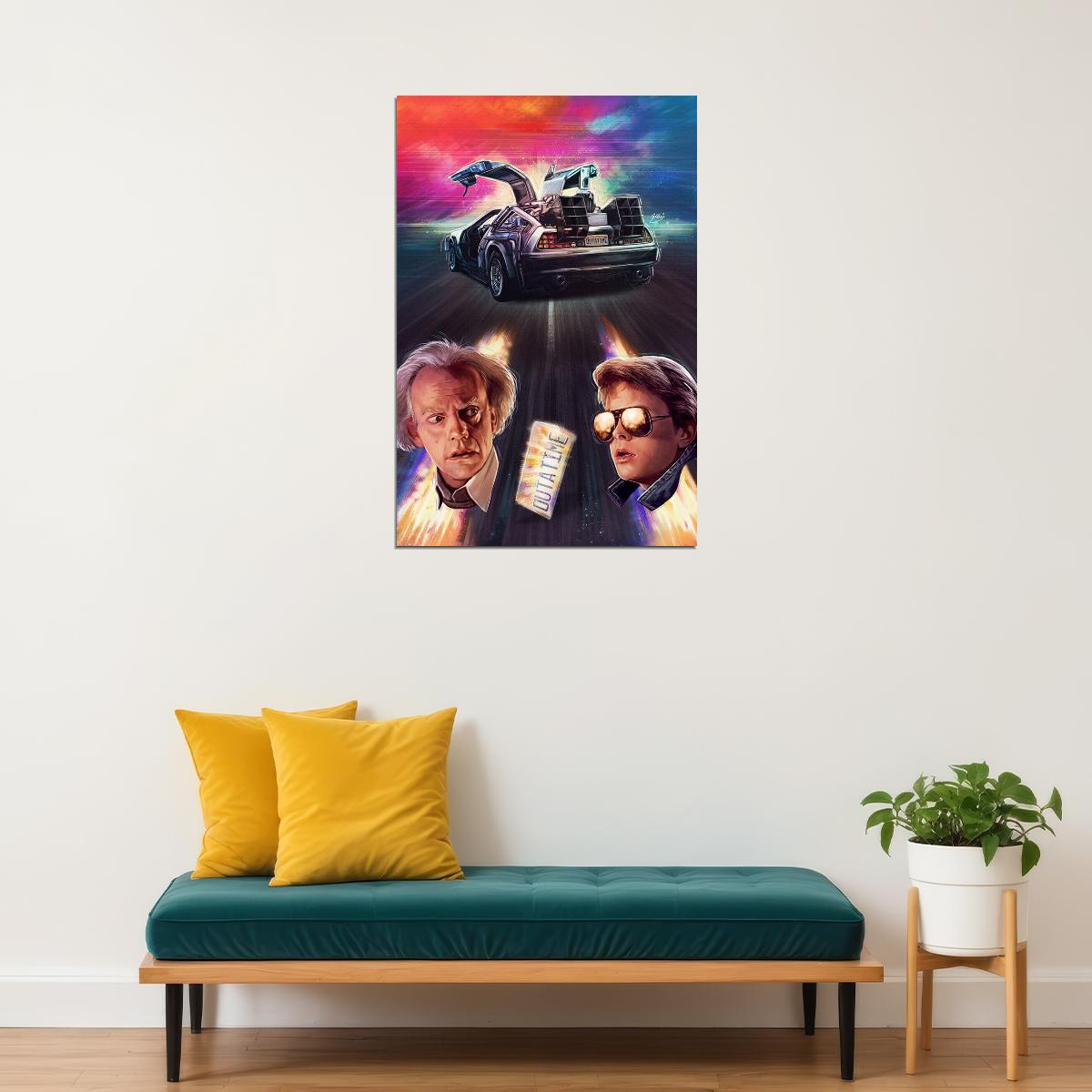 Zemeckis Movie Back To The Future Come Poster Wall Art Print Home Wall Decor