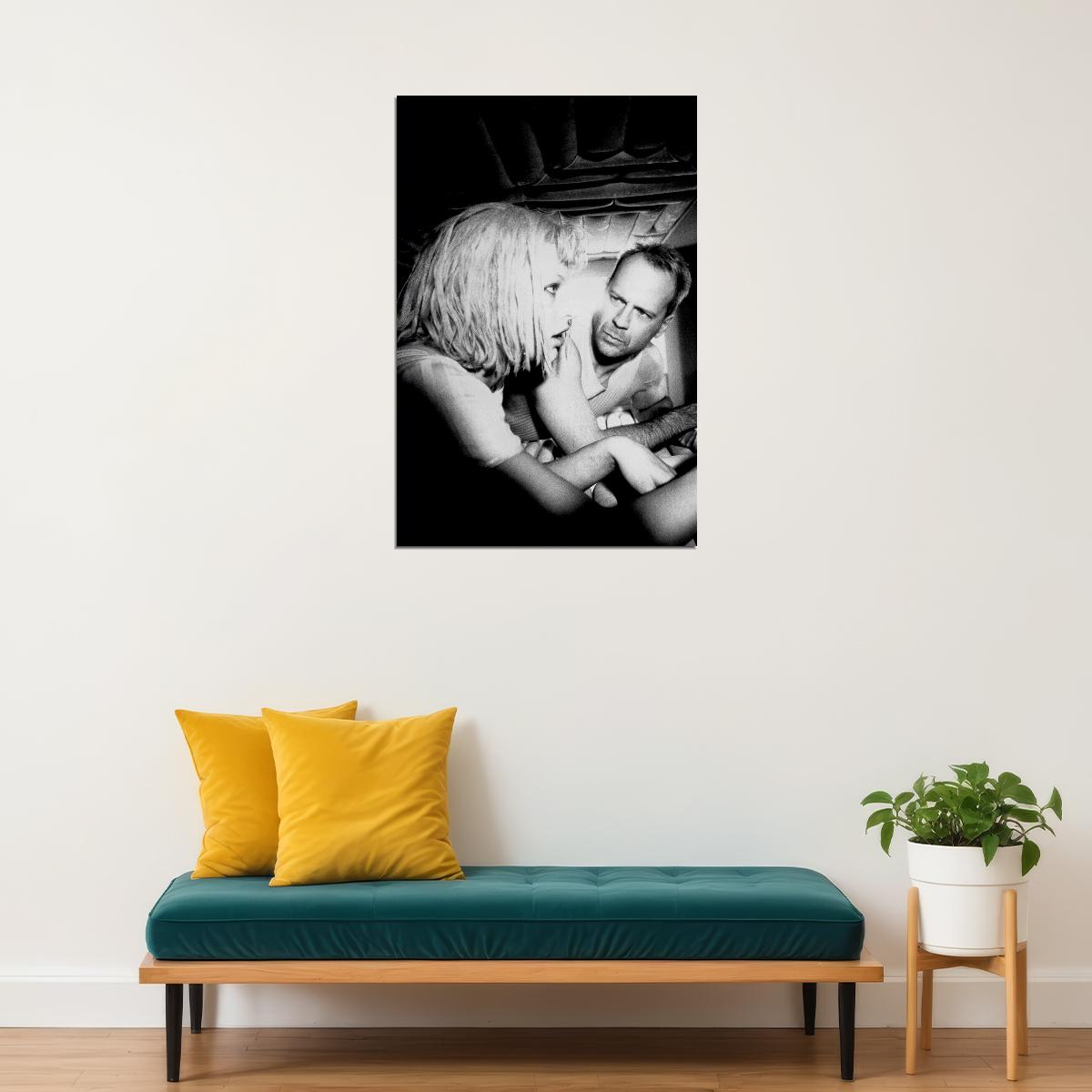 Willis And Jovovich Fifth Element Movie Poster Wall Art Print Home Wall Decor
