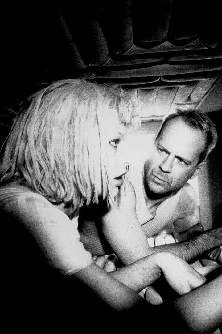 Willis And Jovovich Fifth Element Movie Poster Wall Art Print Home Wall Decor