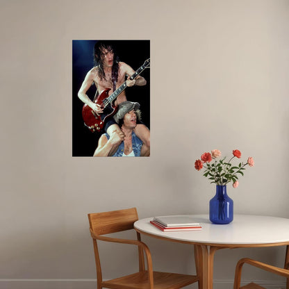 Acdc Australian Music Rock Band Poster Wall Art Print Home Wall Decor