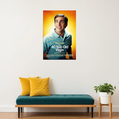 40 Years Old Virgin Comedy Movie Carell Poster Wall Art Print Home Wall Decor