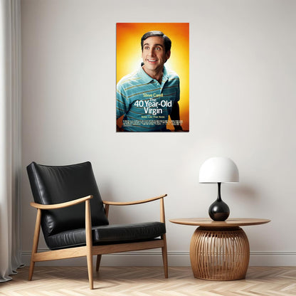 40 Years Old Virgin Comedy Movie Carell Poster Wall Art Print Home Wall Decor