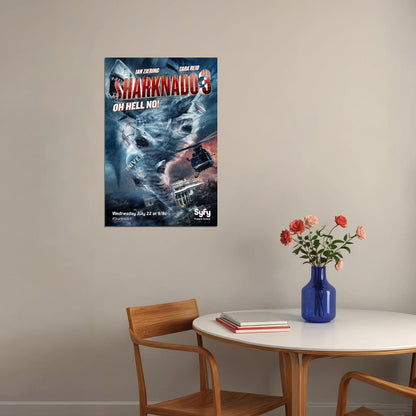 Sharknado 3 Tv Movie Poster Wall Art Print Home Wall Decor