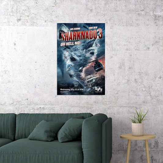 Sharknado 3 Tv Movie Poster Wall Art Print Home Wall Decor