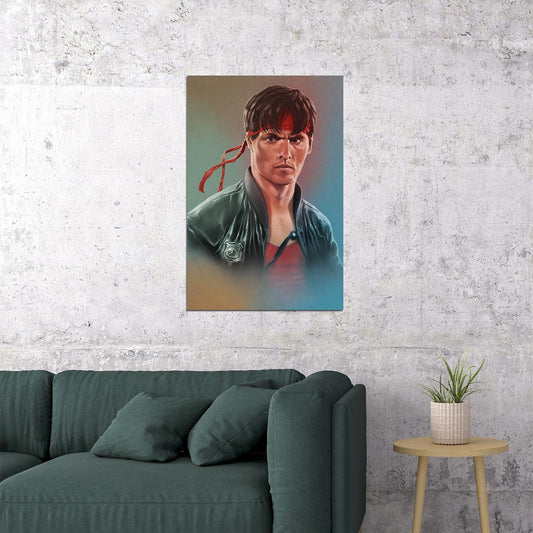 Kung Fury Torn Vintage Looking Movie Poster Wall Art Print Home Wall Decor